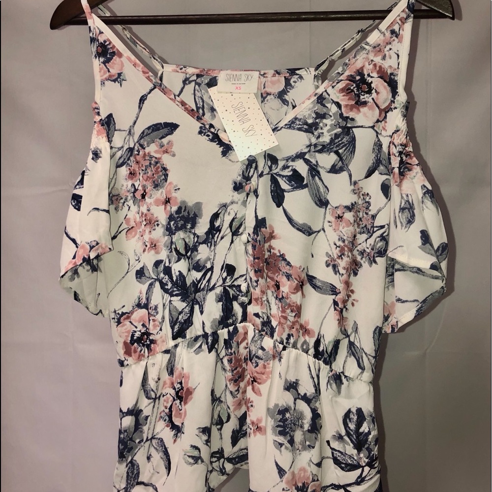 Sienna sky blouse